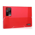 Best Buy File Case 14009FC Long Garter Lock Foldable Red