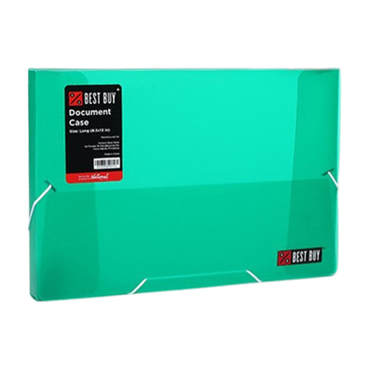 Best Buy File Case 14009FC Long Garter Lock Foldable Green