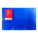 Best Buy File Case 14009FC Long Garter Lock Foldable Blue