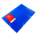 Best Buy File Case 14009FC Long Garter Lock Foldable Blue
