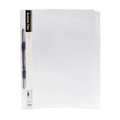 Seagull Folder Plastic A4 With Fastener 7cm Full Length Strip In Front Expanding Transparent, White