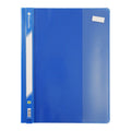Seagull Folder Presentation F14c A4 with Fastener 7-8 cm with Label Insert On Side Expanding Blue