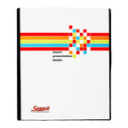 Seagull Ring Binder 3R CVP15 A4 1.5 inches DType PVC Cover with Front and Back Outer Pockets, Black