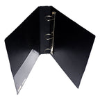 Seagull Ring Binder 3R CVP15 A4 1.5 inches DType PVC Cover with Front and Back Outer Pockets, Black