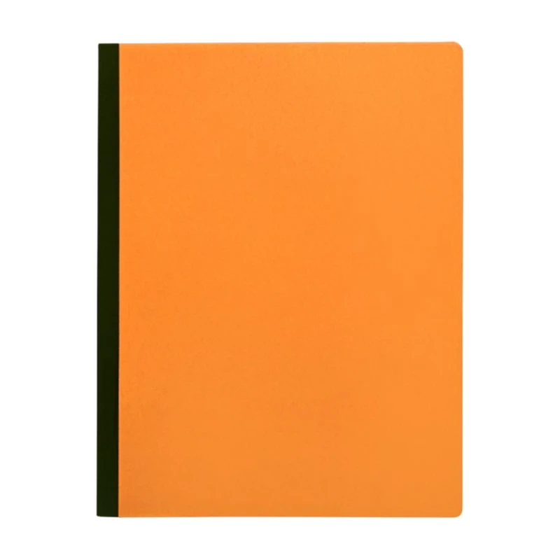 Veco Folder Pressboard Short Plain, Orange - School & Office Supplies - Filing