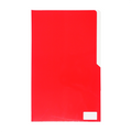 Tomodachi Folder Colored Tpf Long With Inside Pockets Both Sides, Red - School Supplies