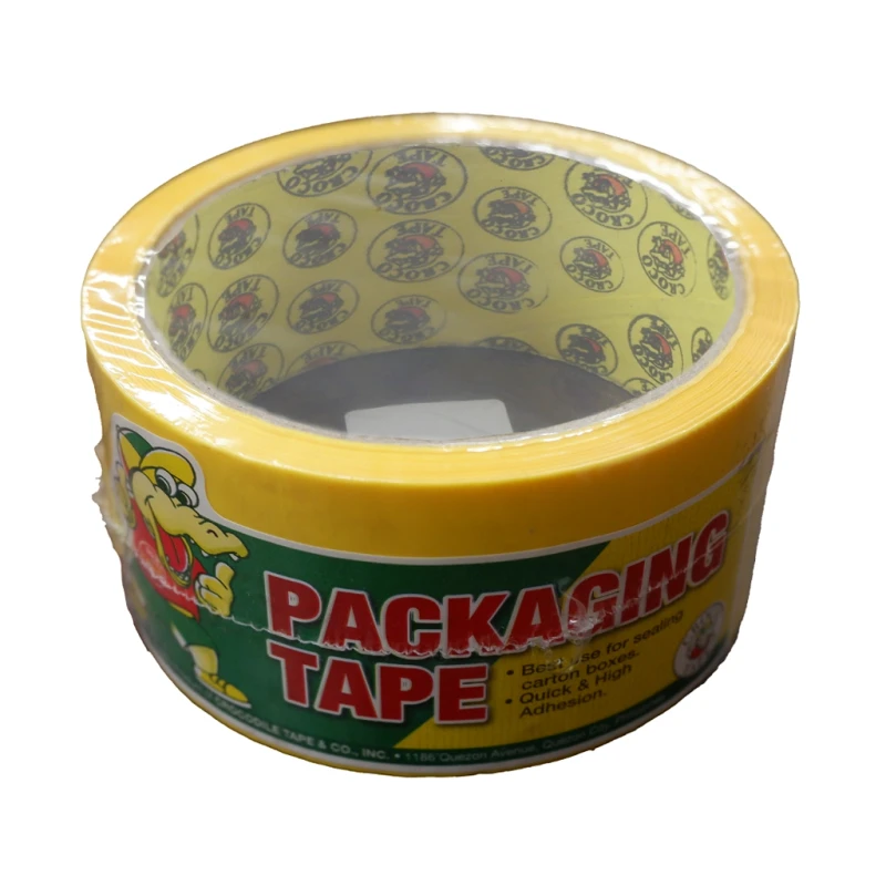 Croco Packaging Tape, Yellow 48MMX40M - Adhesive Tapes