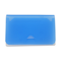 Flamingo Name Card Holder With 5 Sliding Locking Pockets Blue 100x65mm 4501N - Card & Note Holders