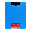 Best Buy Clipboard 6011A4 A4 With Cover Metal Clip, Blue - School & Office Supplies