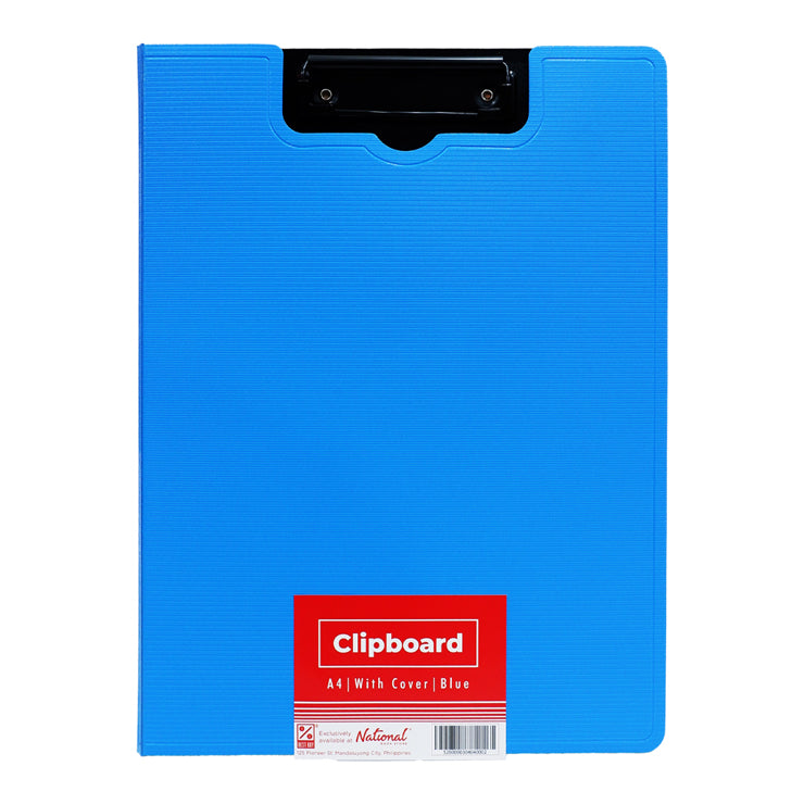 Best Buy Clipboard 6011A4 A4 With Cover Metal Clip, Blue - School & Office Supplies
