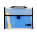 Best Buy Expanding File with Handle F5304A4 A4 12 Pockets, Blue