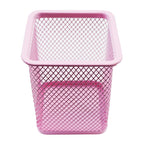 Arco Pen Holder P1120257 Mesh Square, Pink - Home & Office Essentials - Desk Accessories