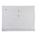 Seagull Plastic Envelope H104S Short String Lock Horizontal Transparent, Clear