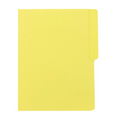 Veco Folder Colored Short 11Pts, Yellow - Folders