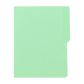Veco Folder Colored Short 11Pts, Green - Folders