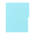 Veco Folder Colored Short 11Pts, Blue - Folders