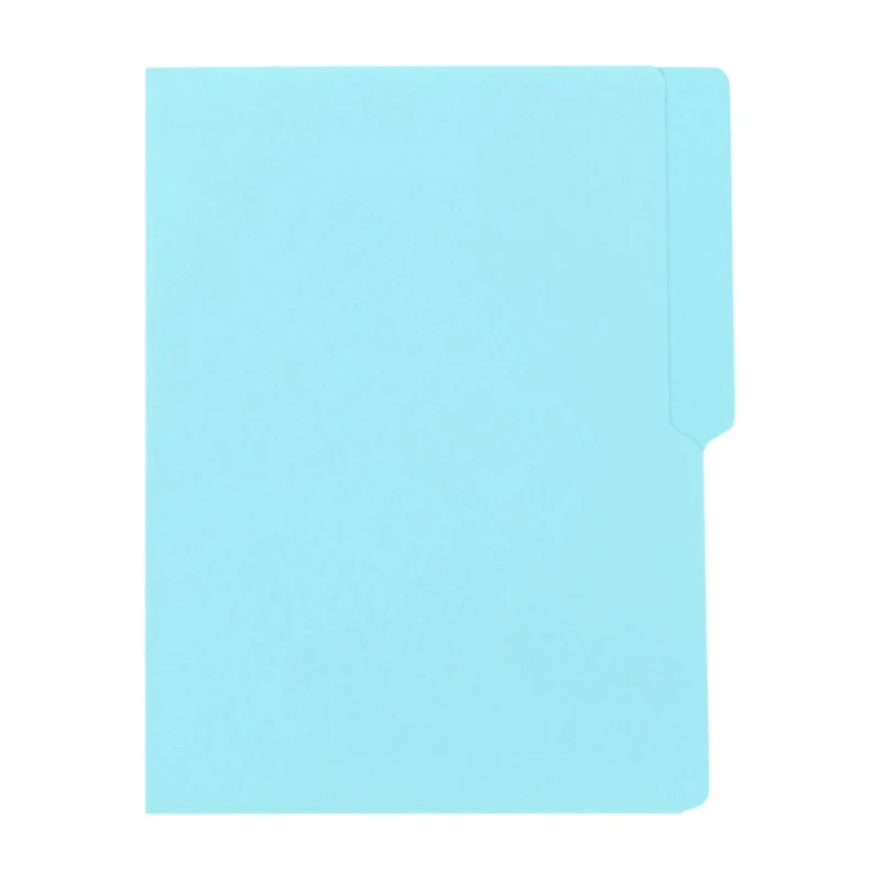 Veco Folder Colored Short 11Pts, Blue - Folders