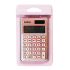 Handheld Calculator SL1000SS MT 10 Digits Dual Power, Pink - School & Office Equipment