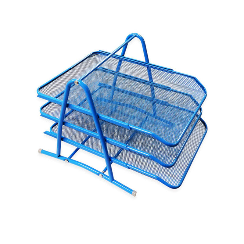 Desk Tray C8706 Mesh 3 Layers, Blue