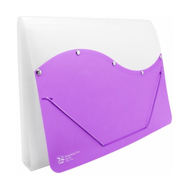 Flamingo Expanding File 4413 A4 12 Pockets, Violet