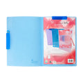 Flamingo Folder Plastic 1162A A4 with Top & Side Swing Clip, Blue