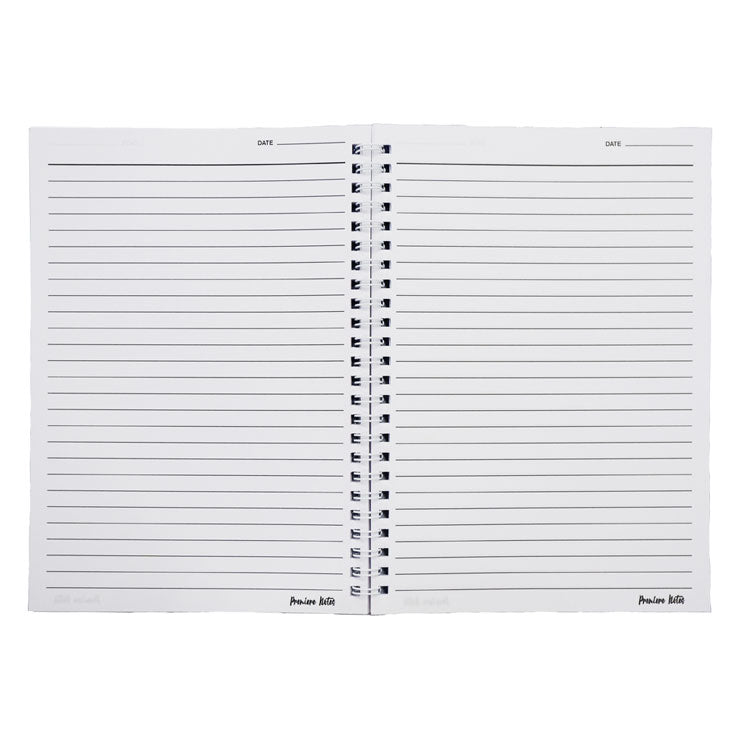 Premiere Notes Spiral Notebook 6x8.5 inches C Blue 80s 60gsm - School Supplies
