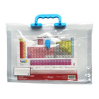 Best Buy Plastic Envelope with Handle Long Clear Handle Expanding Gauge 12, Blue - School & Office