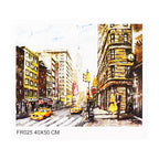 Skylar Paint By Numbers FR025 Framed 40x50cm New York - Arts & Crafts