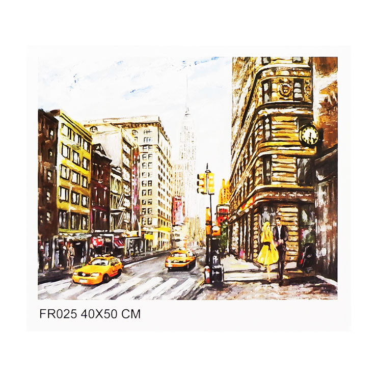 Skylar Paint By Numbers FR025 Framed 40x50cm New York - Arts & Crafts