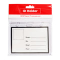 Best Buy ID Protector Horizontal A7 Transparent Slide Card Holder 105x74mm T-1192H - School & Office