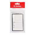 Best Buy ID Protector Vertical Transparent Slide Card 54x86mm T-1191V - School & Office Supplies
