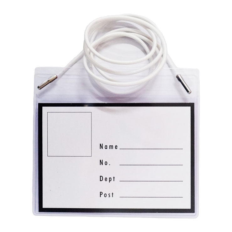 Best Buy Seminar ID Badge with String 3.75x4.25mm SB-001 - School & Office Supplies