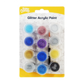 House Creativity Acrylic Color Set DY06311 Glitter 12x5ml - Arts & Crafts Supplies