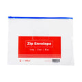 Best Buy Zip Envelope CY57-18C Long Zip Transparent Body Flat, Blue