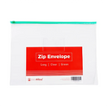 Best Buy Zip Envelope Cy57-18C Long Green Zip Transparent Body Flat - Filing Supplies