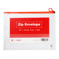 Best Buy Zip Envelope A4 Red Zip Smoke Type Expandable - School & Office Supplies - Filing