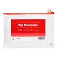 Best Buy Zip Envelope Long Red Zip Smoke Type Expandable - School & Office Supplies - Filing
