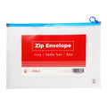 Best Buy Zip Envelope Long Blue Zip Smoke Type Expandable - School & Office Supplies - Filing