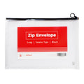 Best Buy Zip Envelope Long Black Zip Smoke Type Expandable - School & Office Supplies - Filing