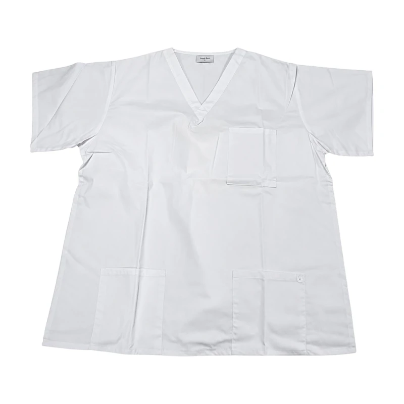 Laboratory Scrub Suit Unisex Large, White - Laboratory Supplies