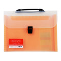 Best Buy Expanding File with Handle A4 – Orange, 12-Pocket Divider - School & Office Supplies