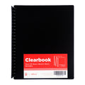 Best Buy Clearbook Refillable Short 20 Sheets 23 Holes, Metallic Black - Office Supplies