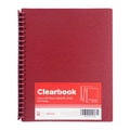 Best Buy Clearbook Refillable WW-82S-A4-PK Short 20 Sheets 23 Holes, Metallic Pink - Office Supplies