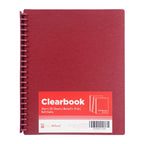 Best Buy Clearbook Refillable WW-82S-A4-PK Short 20 Sheets 23 Holes, Metallic Pink - Office Supplies