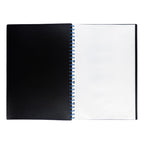 Best Buy Clearbook Refillable WW-83S-FC-BL Long 20 Sheets 27 Holes, Metallic Blue - Office Supplies