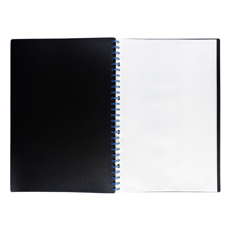 Best Buy Clearbook Refillable WW-83S-FC-BL Long 20 Sheets 27 Holes, Metallic Blue - Office Supplies