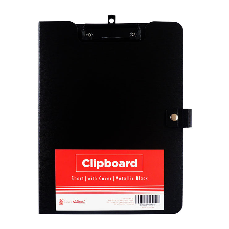 Best Buy Clipboard FPT-10-BK Short with cover, Metallic Black - Office Supplies - Filing Supplies