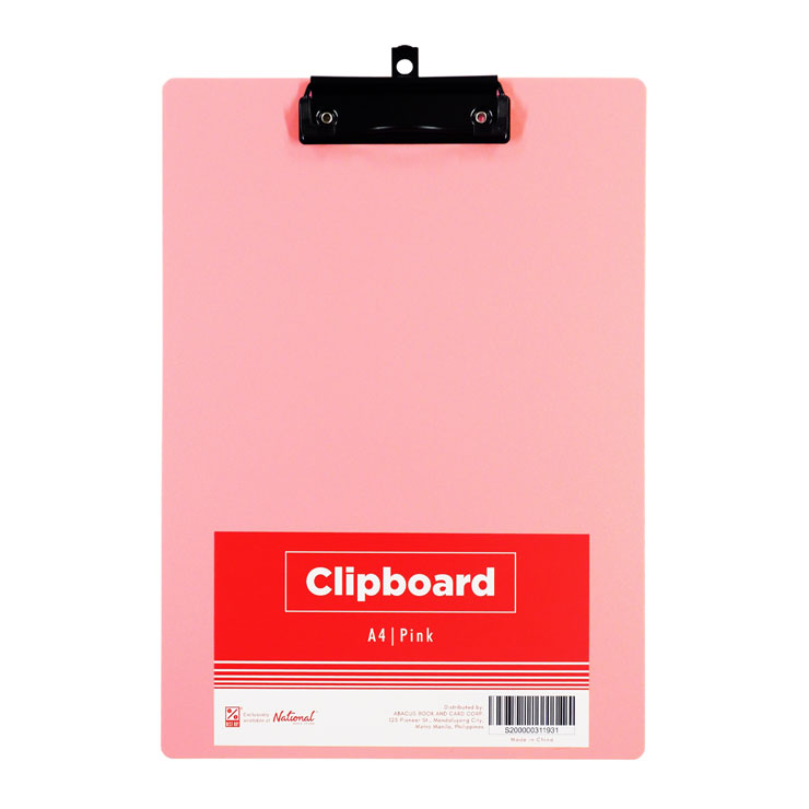 Best Buy Clipboard FT-12-pk A4 Macaroon Pink Ordinary Clip