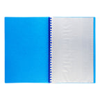 Best Buy Clearbook Refillable WW-83S-FC-blu Long Blue 20 sheets 27 holes Pixel Design