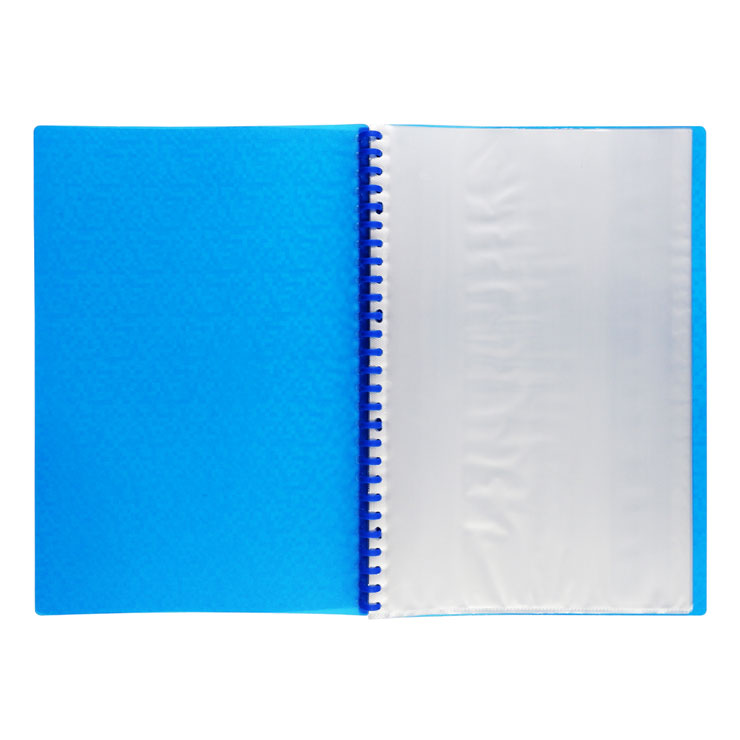 Best Buy Clearbook Refillable WW-83S-FC-blu Long Blue 20 sheets 27 holes Pixel Design